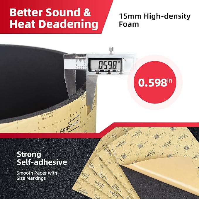 Sound Deadening Mat 3/5inch 6.54sqft - Image 3