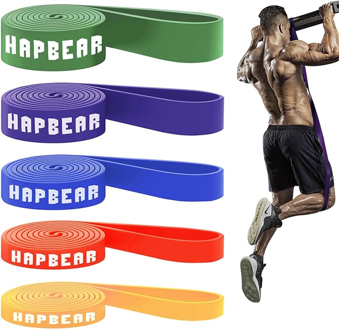HAPBEAR Pull Up Assistance Bands Set of 5 by HAPBEARFitness
