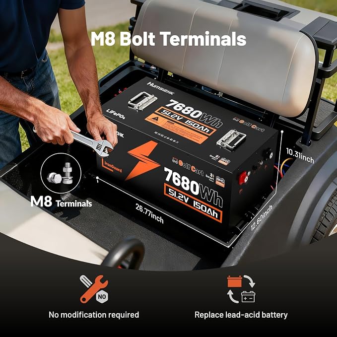 48V 150Ah Golf Cart Battery - Image 8