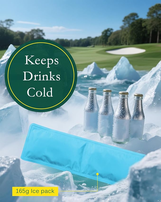 Golf Cooler Bag with Ice Packs - Image 4