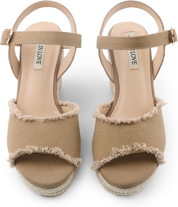 JOY IN LOVE Platform Wedge Sandals - Image 2