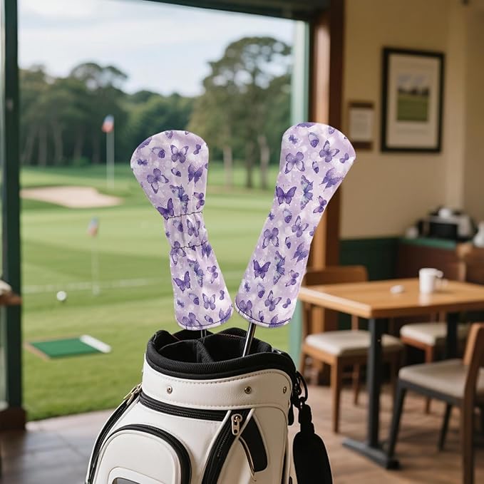 Golf Club Head Covers for Club Protective, Waterproof PU Leather Driver Fairway - Image 4