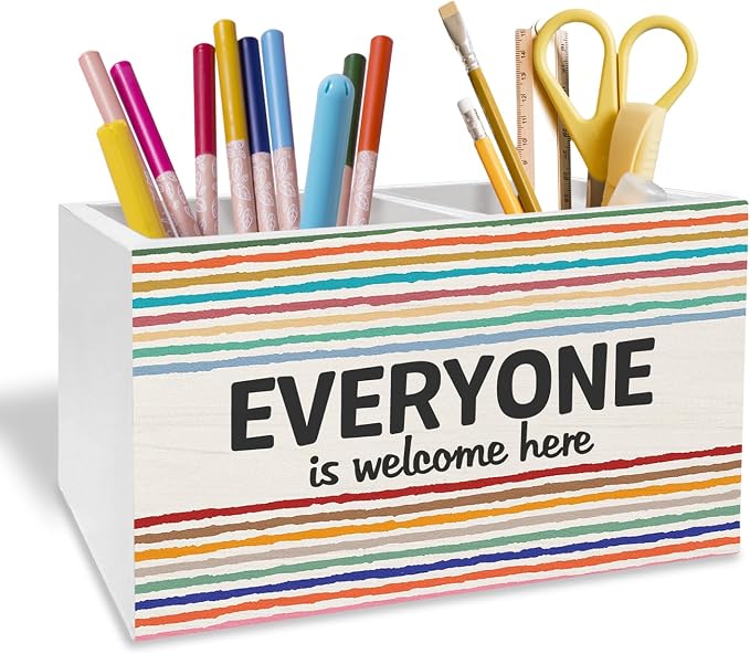 Boho Diversity Inclusion Classroom Decor Pen Pencil Holder by Unknown