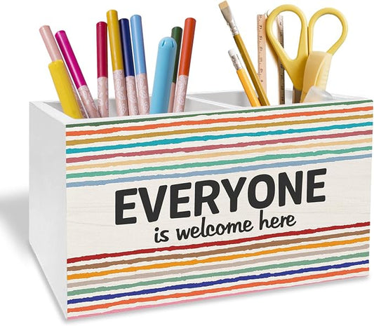 Boho Diversity Inclusion Classroom Decor Pen Pencil Holder by Unknown