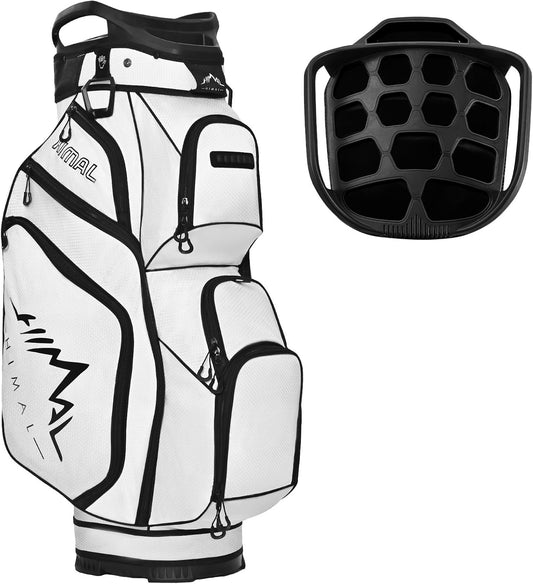 14-Way Golf Cart Bag, Full Length Premium Golf Bag for Men with Cooler Pocket, Handles and Rain Cover