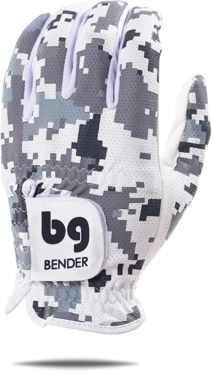 BG Bender - Mens Golf Glove, Durable Mesh Golf Gloves, Unique Golf Gloves by BenderGloves
