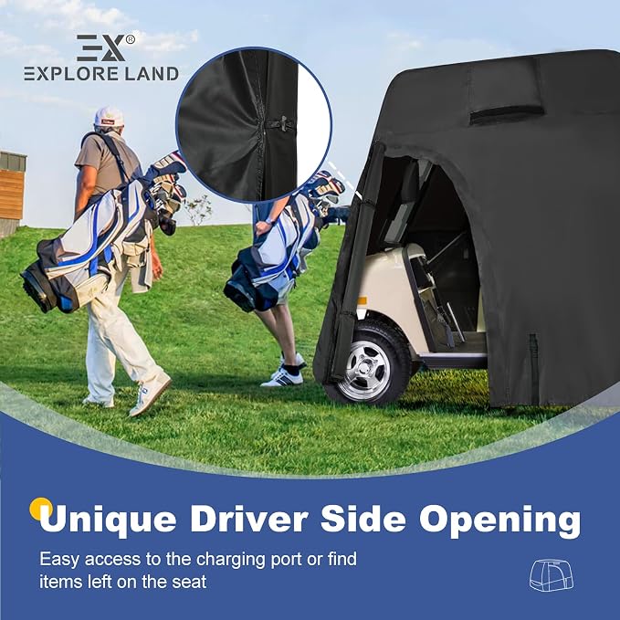 Explore Land Waterproof Golf Cart Cover Universal Fits - Image 3