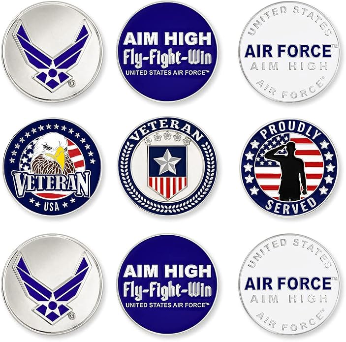 PinMart’s Officially Licensed United States Veteran Bundle Pack of 9 Golf Ball by PinMart