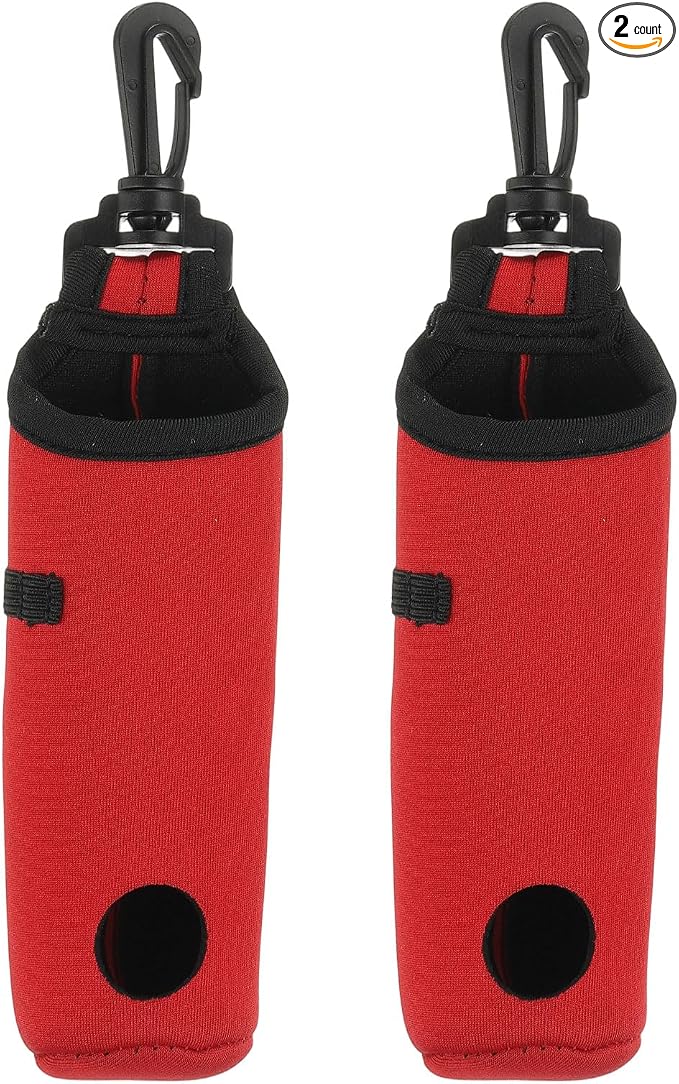 uxcell Golf Ball Carry Bag, Waist-Mounted Storage Bag Neoprene Golf Tee Holder by uxcell