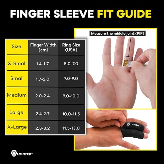 LIONTEK Double Flow Finger Sleeve V3 Pair — Joint Support & Compression - Image 6