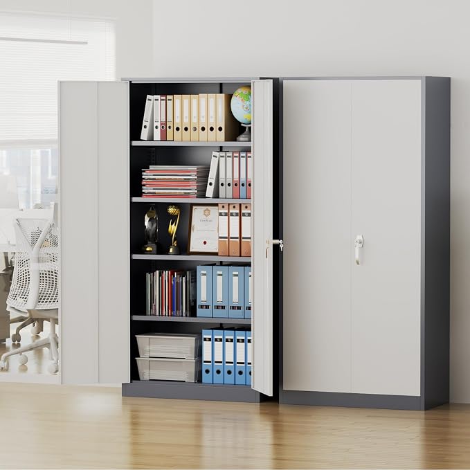 Pataku Metal Storage Cabinet, File Cabinets - Image 2