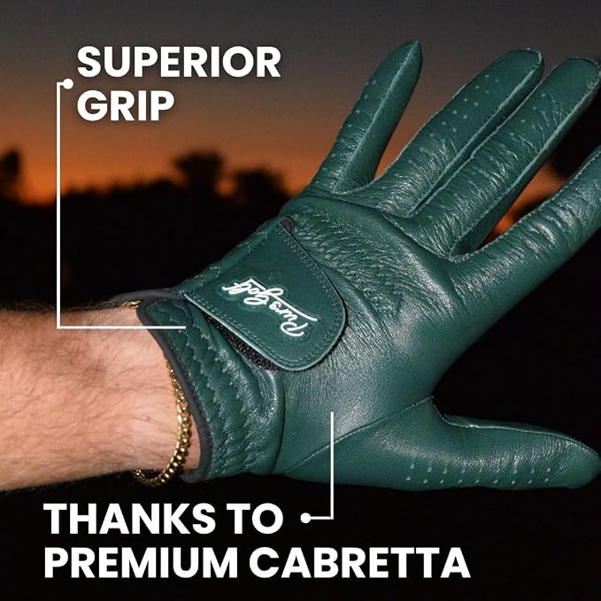 PUR3 Cabretta Leather Golf Gloves Men | 2 Pack Heritage Collection | Includes - Image 2