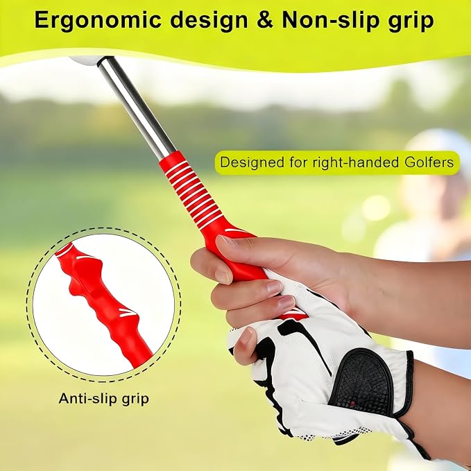 Retractable Golf Swing Training Aid, Right-Handed Golf Swing Trainer, Golf Grip - Image 7
