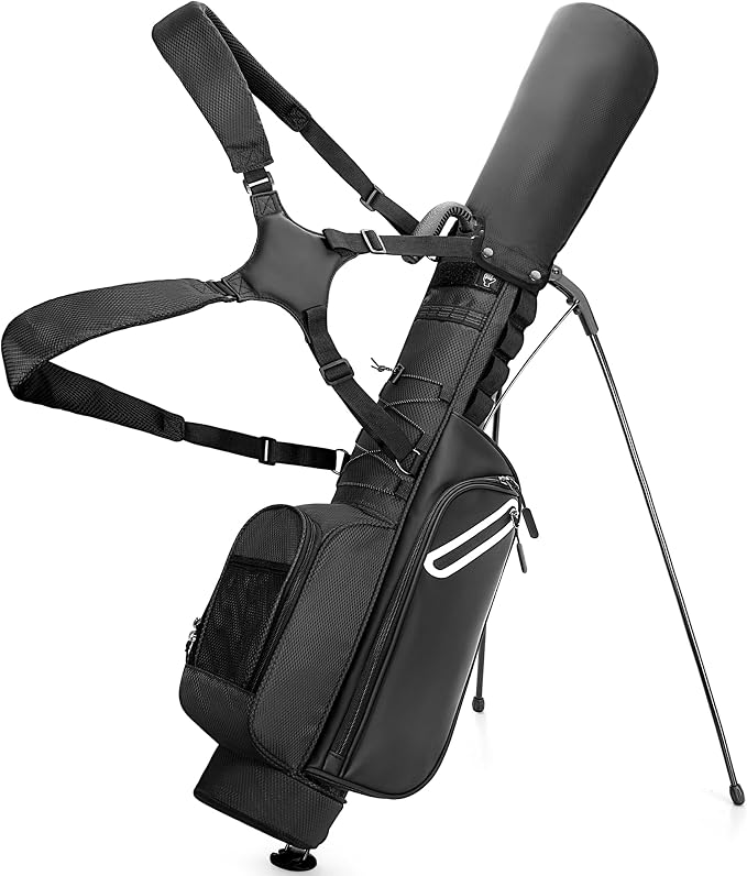 Golf Stand Bag Fit Up to 7 Clubs, Compact Design by GOBUROS