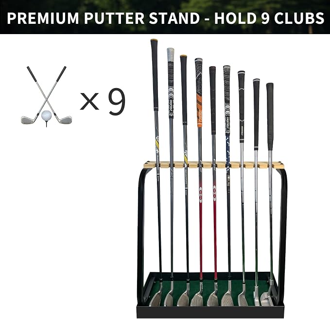 Crestgolf Golf Club Organizers Golf Club Display Golf Putter Rack - Image 2