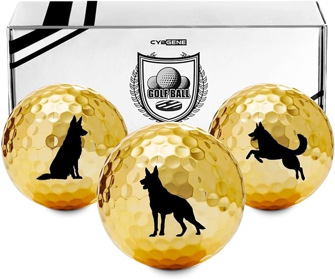 German Shepherd Gifts Golf Balls Set, Golf Gifts, Cool Accessories by CybGene