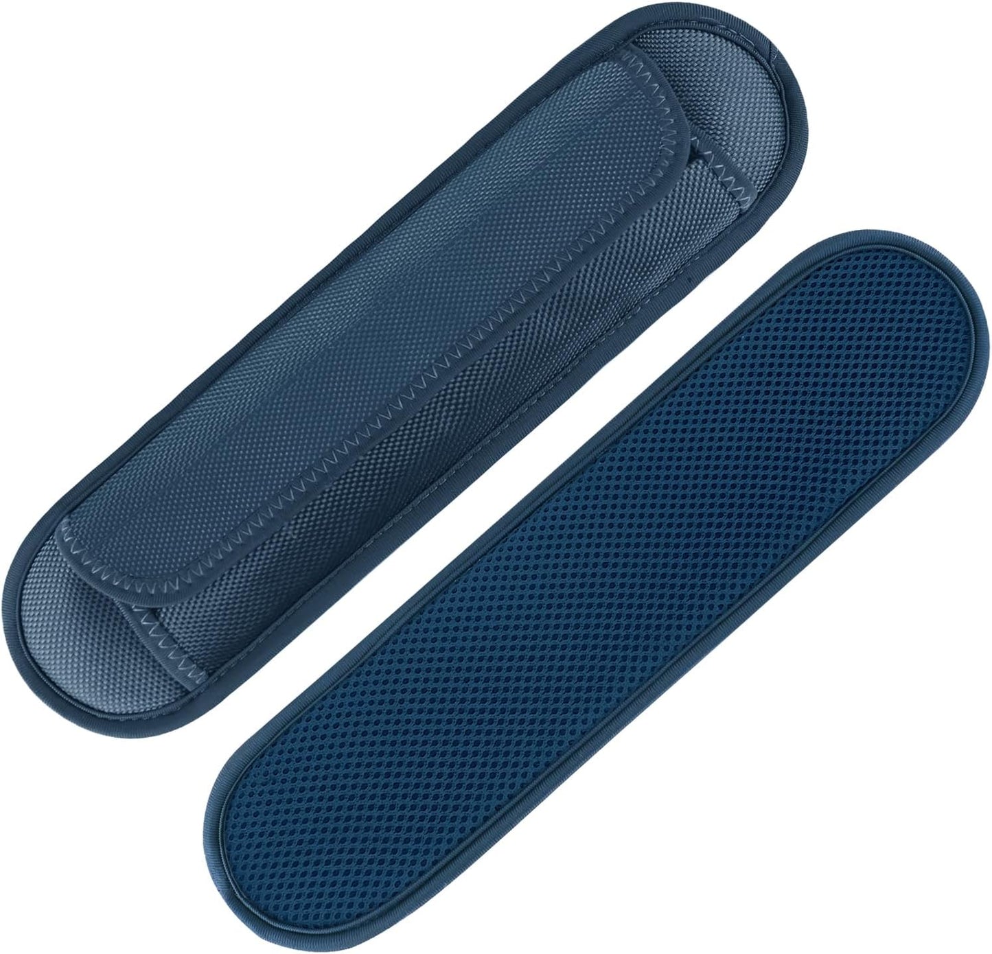 2 Pack Thick Shoulder Strap Pad, Universal Replacement, Detachable, Relieves Shoulder Pain (Sandwich Mesh - Sapphire Blue)