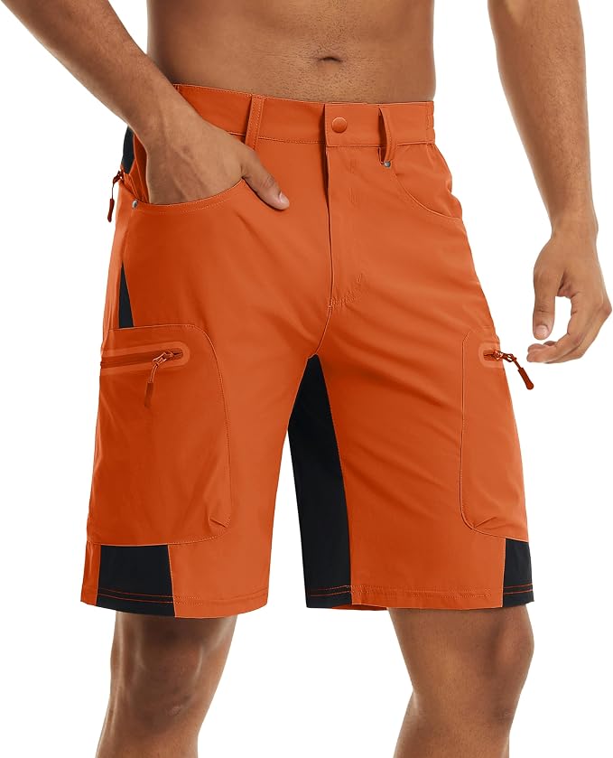 TACVASEN Men's Hiking Cargo Shorts 10" - Image 2