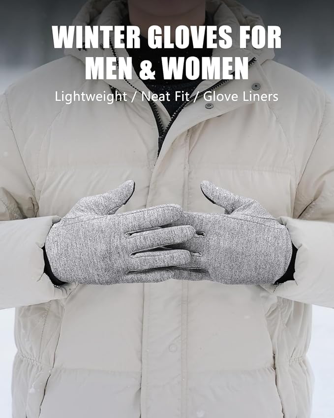 Aegend Lightweight Winter Gloves - Image 6