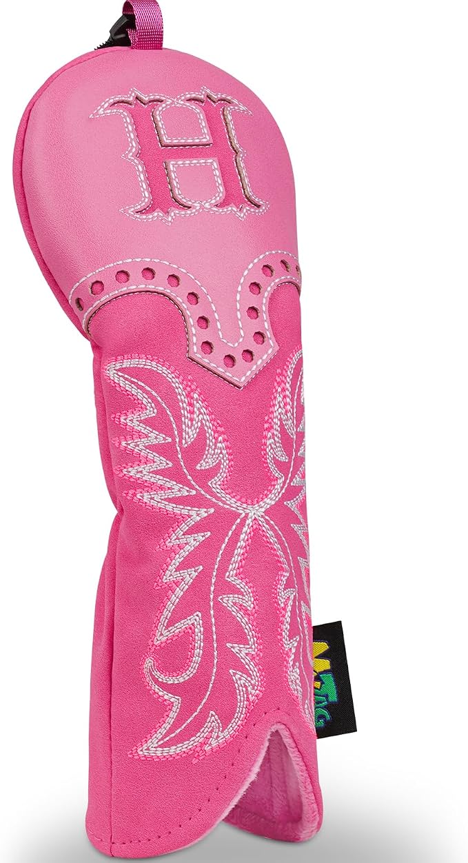 mytag Pink Golf Club Head Covers, Western Cowboy Retro Golf Headcovers - Image 2