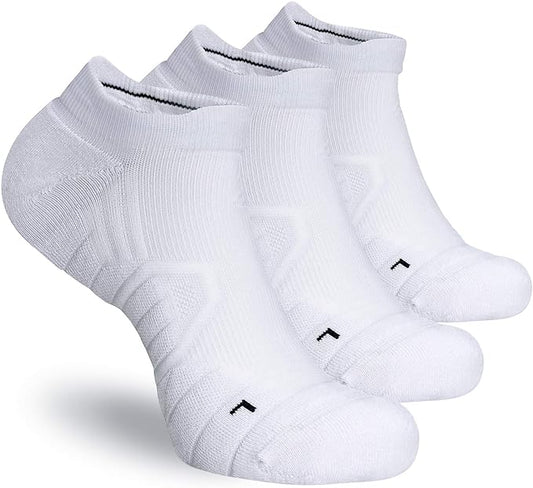 Hylaea Athletic Running Socks Cushion Padded Moisture Wicking Low Cut by Hylaea