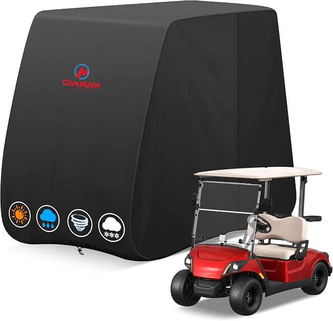 Comnova Golf Cart Cover 2 Passenger by MCOMNOVAOUTDOORS