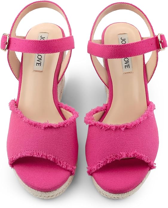 JOY IN LOVE Platform Wedge Sandals - Image 2