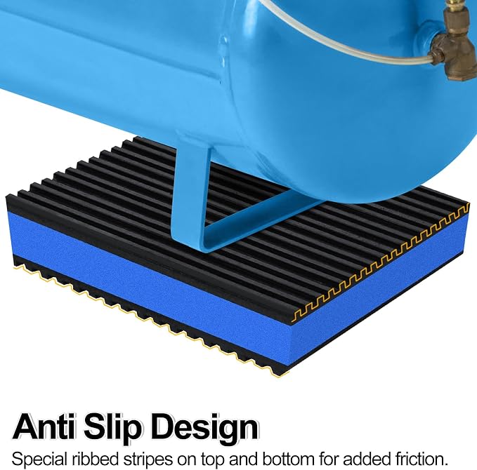 16 Pack Anti Vibration Pads for Washing Machine 4"x4"x7/8", Sound Isolation - Image 4