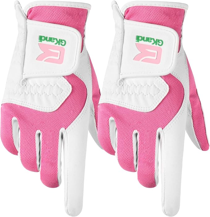 Golf Gloves Women Left Right Handed Golfer Rain Grip Hot Wet All Weather 2 Pack by Unknown