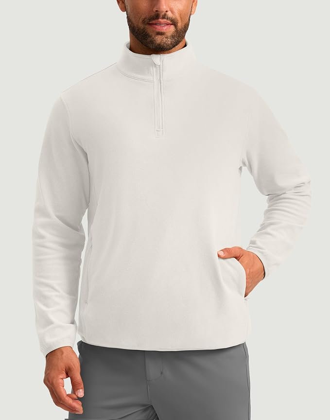 G Gradual Mens Quarter Zip Pullover Fleece - Image 2