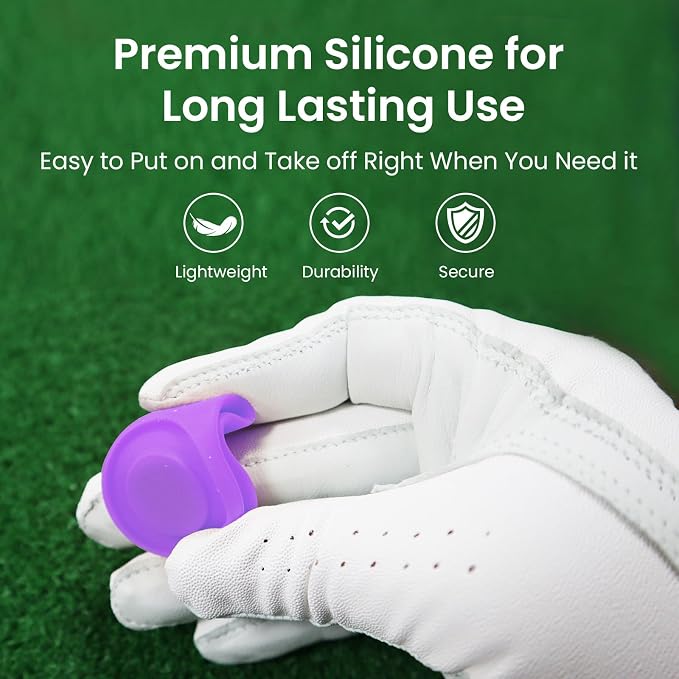 FINGER TEN Golf Ball Marker Hat Clip Magnetic Value 3 4 6 Pack Set Silicone - Image 4