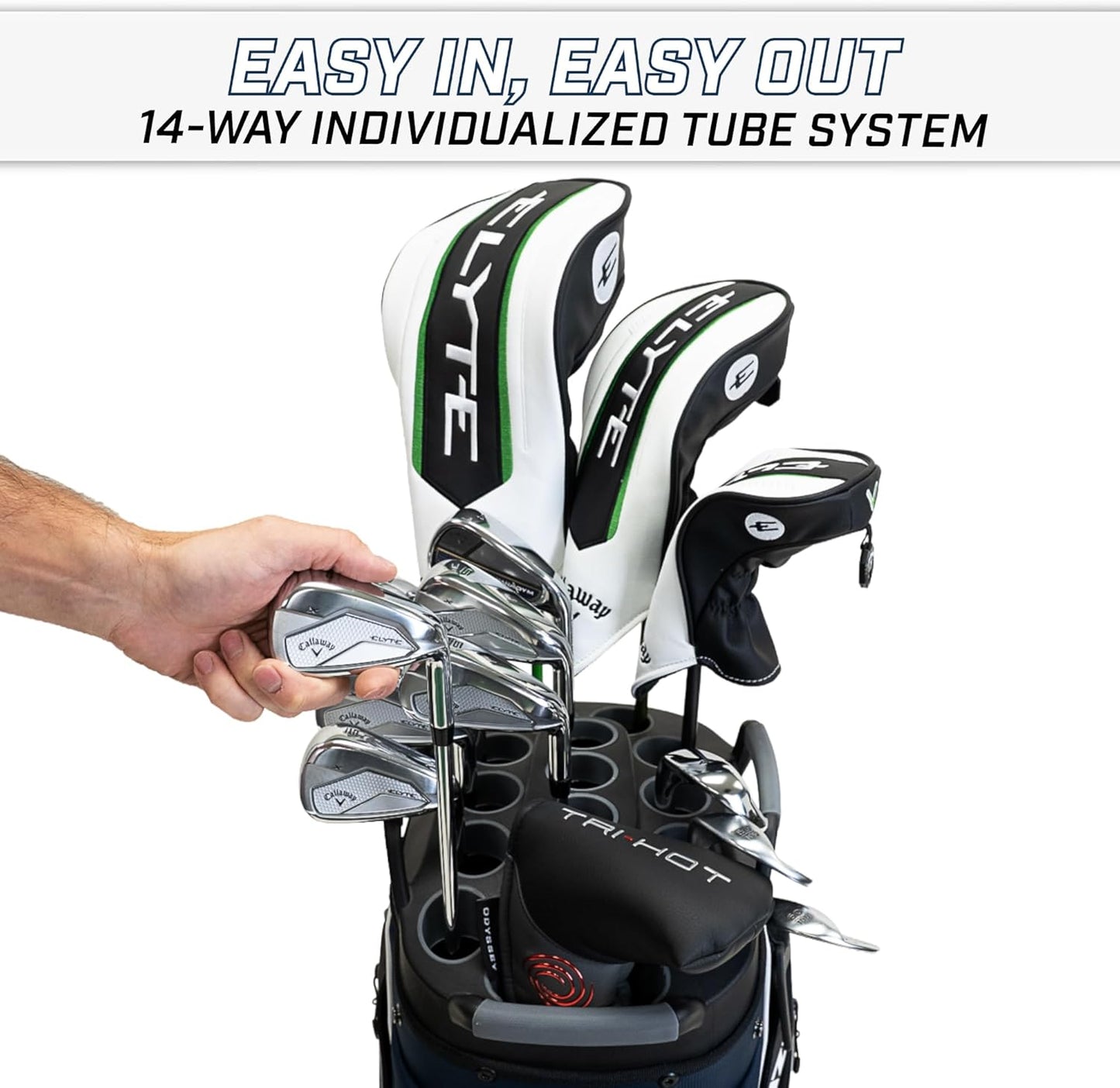 Izzo Ultimate Organizer Golf Cart Bag