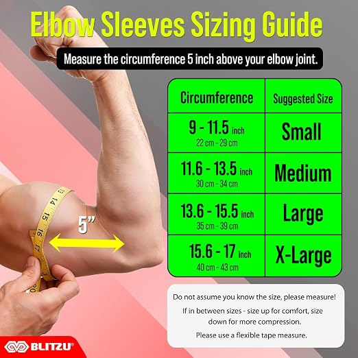 BLITZU Elbow Compression Sleeve - Image 6