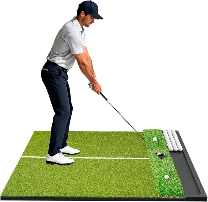 Dual Turf Golf Hitting Mat by Golfpar