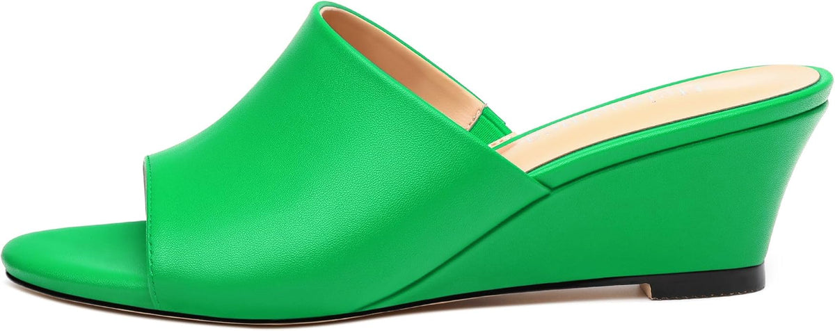 Wedge Sandals for Women Open Toe Wedge Heels Womens Matte High Heel Sandal - Image 2