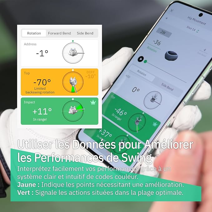 MOXI SwingMotion Golf Swing Analyzer – Dual Wearable IMU Sensors - Image 6