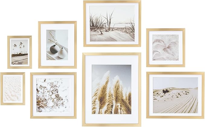ArtbyHannah Gallery Wall Frame Set, 8 Pack Picture Frames Collage Wall Decor by ArtbyHannah