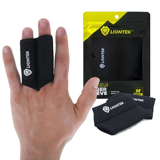 LIONTEK Double Flow Finger Sleeve V3 Pair — Joint Support & Compression by LIONTEK