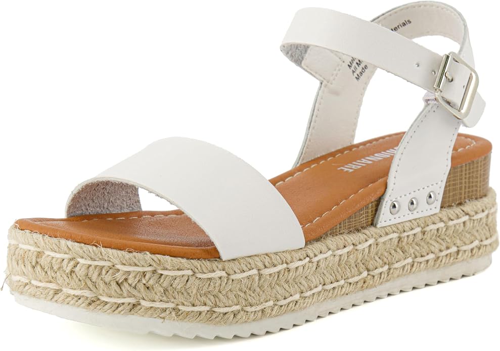 CUSHIONAIRE Melissa Espadrille Platform Sandals by Cushionaire