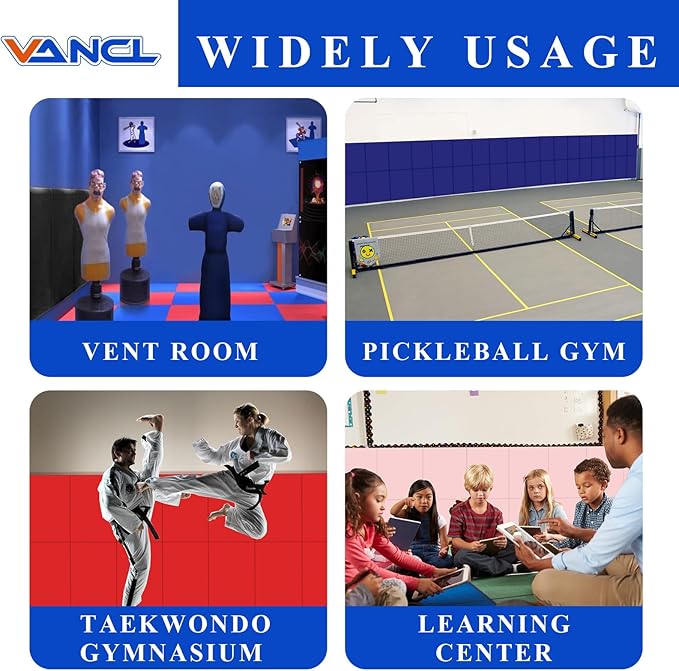 Gym Padding Wall Mount Protection Pad Wall Mats - Image 6