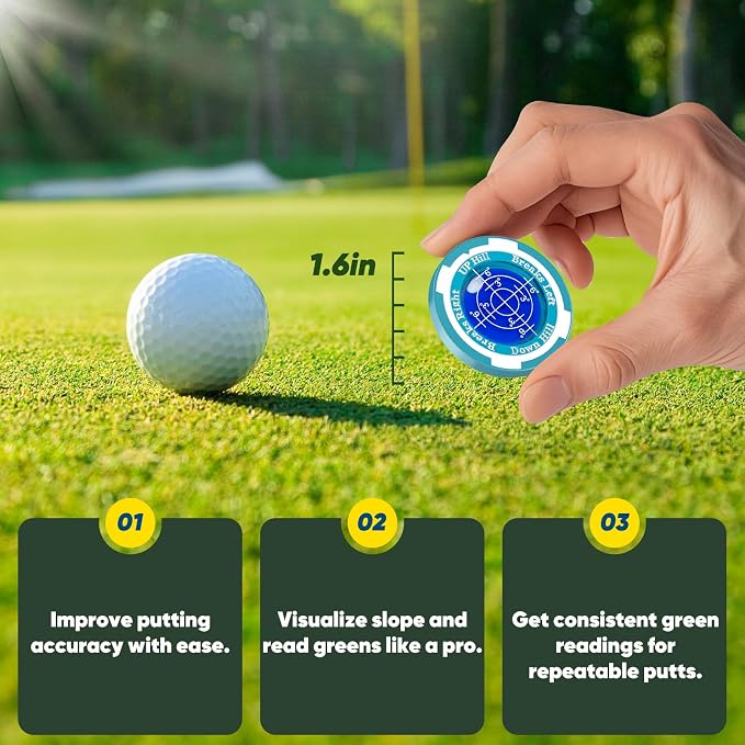 GreenNav Pro-High Precision Golf Green Reader & Golf Ball Marker - Image 2