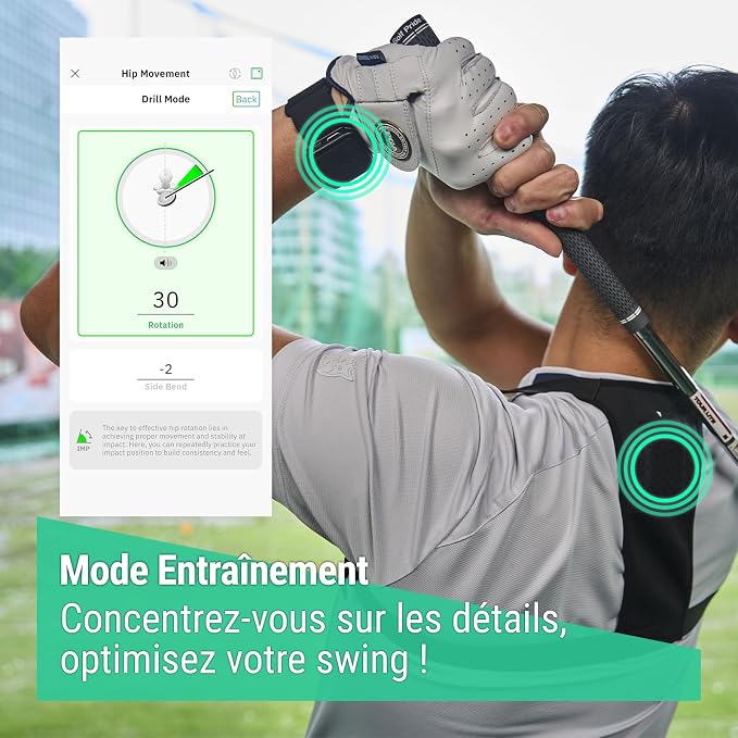 MOXI SwingMotion Golf Swing Analyzer – Dual Wearable IMU Sensors - Image 8