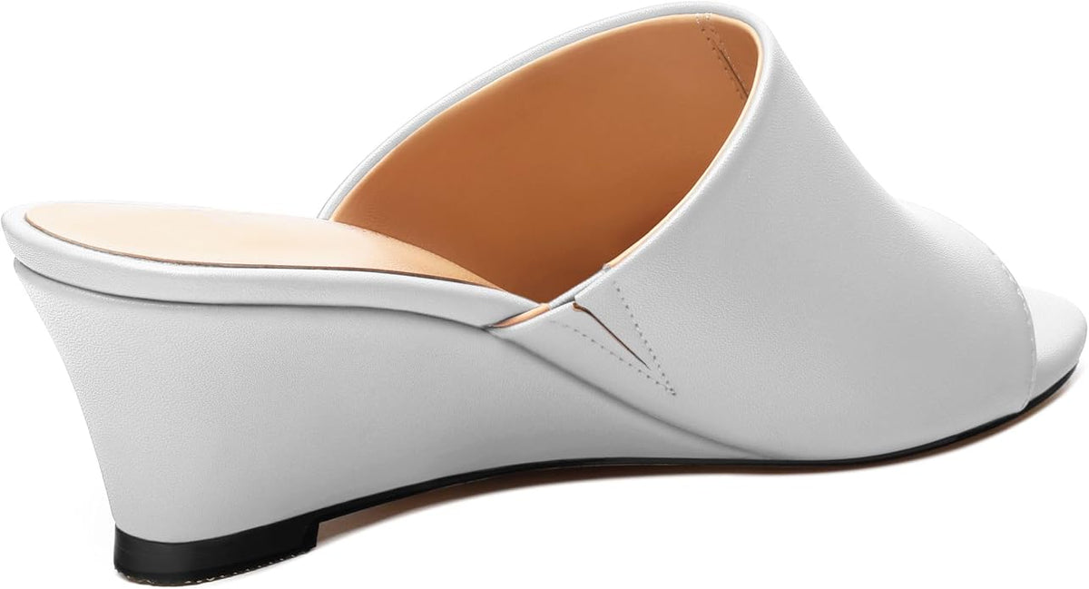 Wedge Sandals for Women Open Toe Wedge Heels Womens Matte High Heel Sandal - Image 5