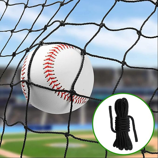 Baseball Softball Backstop Nets, Heavy Duty Sports Netting Barrier #18 Nylon by Wiseek