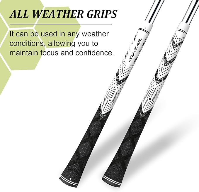 MAZEL Cord Rubber Golf Grips for Men - Image 3