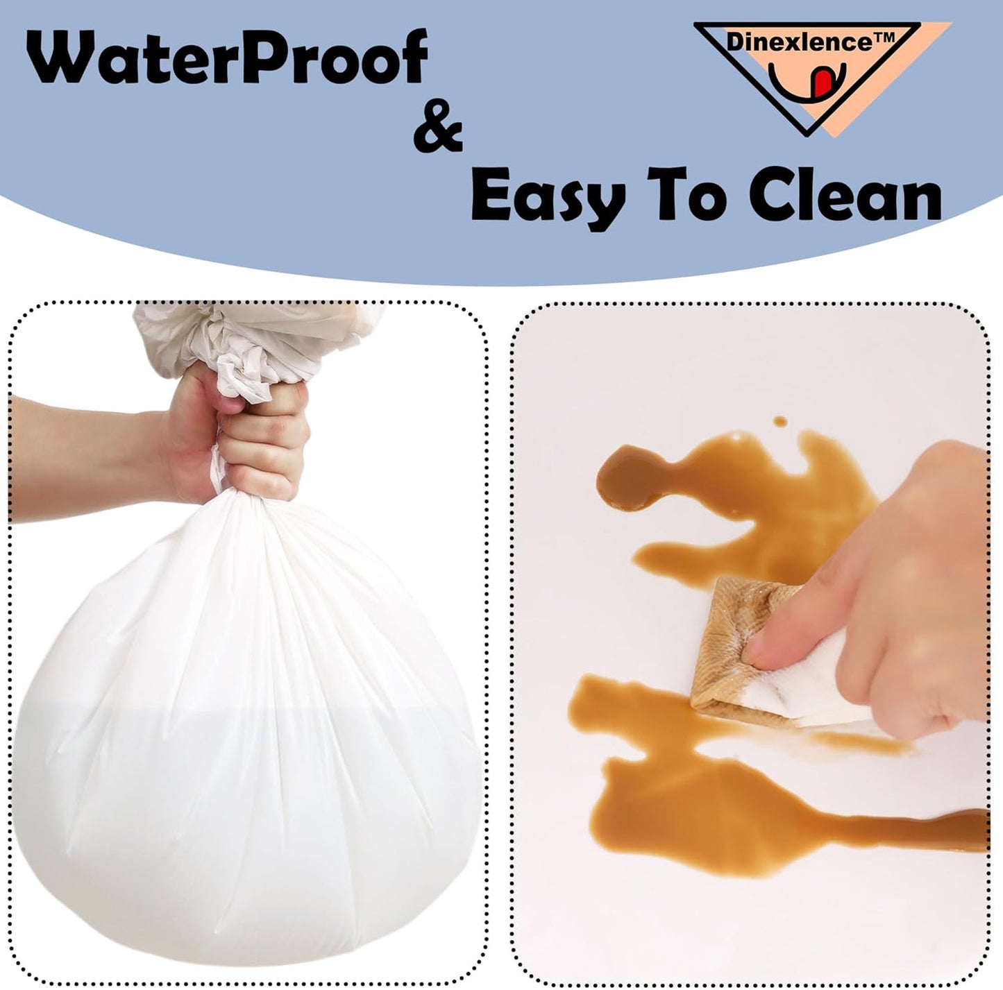 2 Pack Brown Premium Plastic Tablecloth Round 84 Inches Reusable Coffee Brown Decorative Table Cover for Dining, Wedding, Party, Indoor and Outdoor use