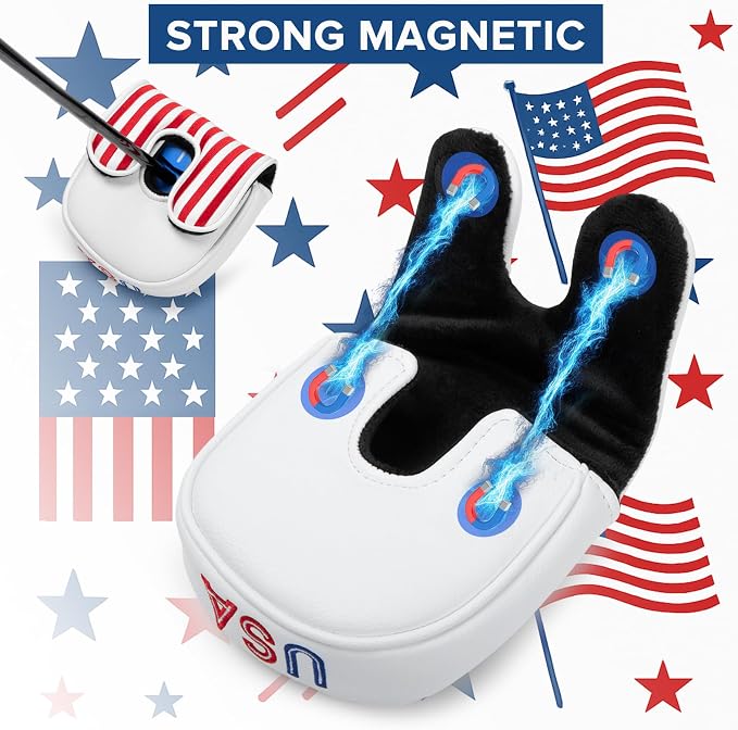 Golf Putter Covers Mallet Putter Headcover - Image 4
