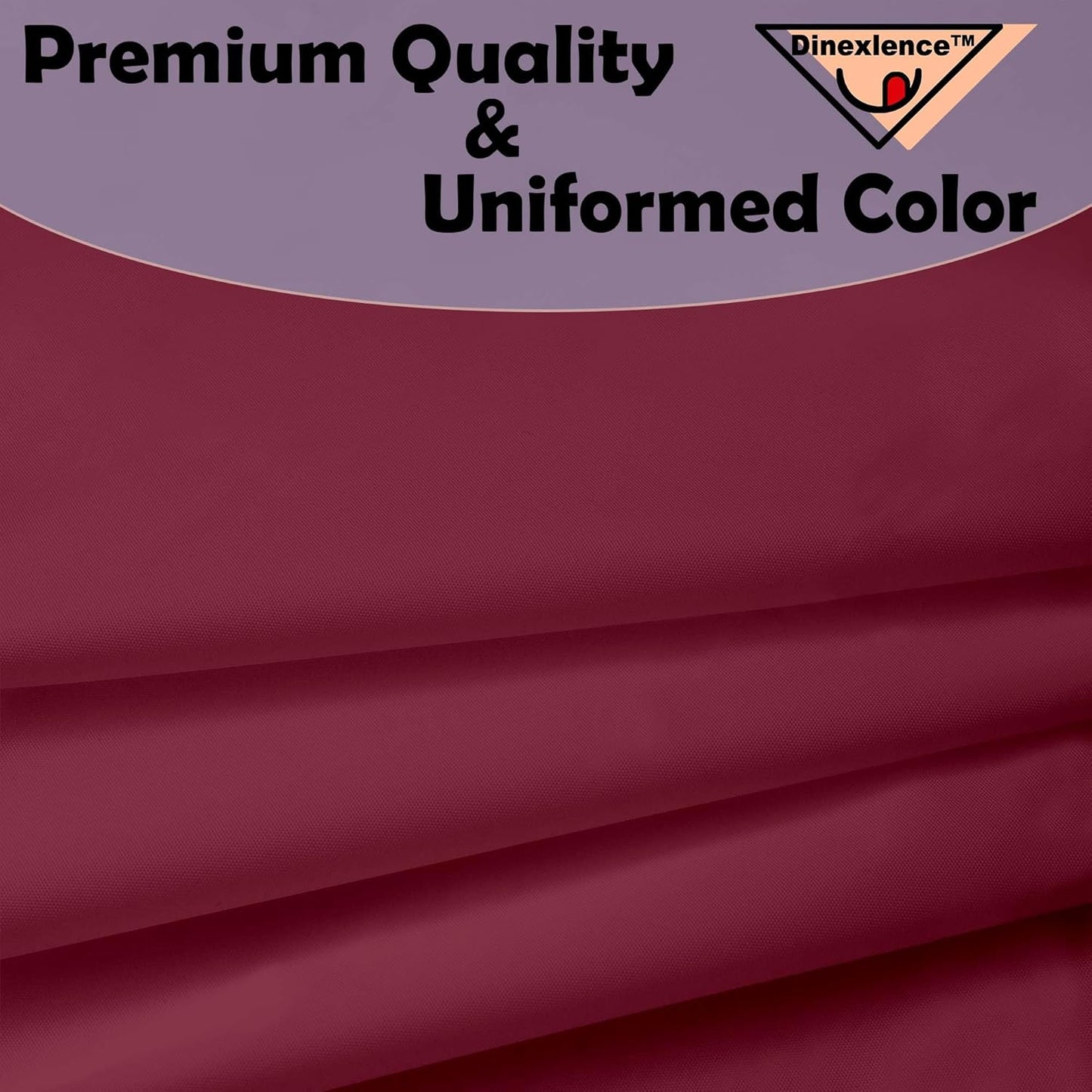 2 Pack Burgundy Premium Plastic Tablecloth Rectangle 54 x 108 Inches Reusable Wine Red Decorative Table Cover for Dining, Wedding, Party, Indoor and Outdoor use