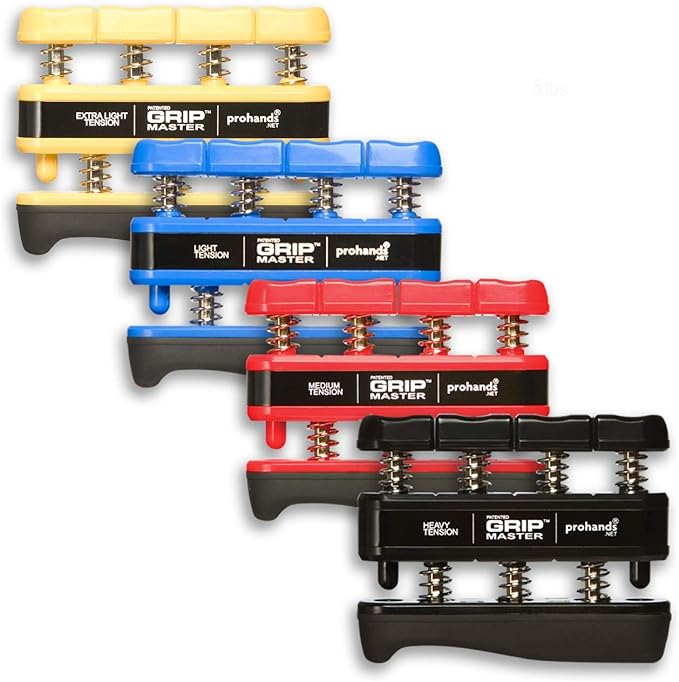 Prohands Gripmaster Hand Exerciser, Finger Exerciser, Spring-Loaded, by PROHANDS