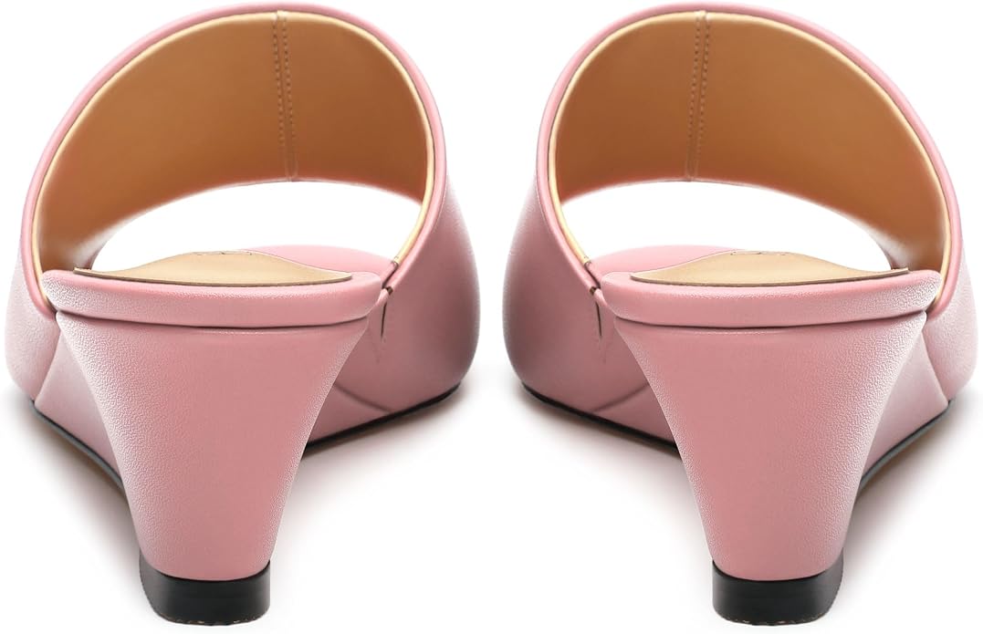 Wedge Sandals for Women Open Toe Wedge Heels Womens Matte High Heel Sandal - Image 4